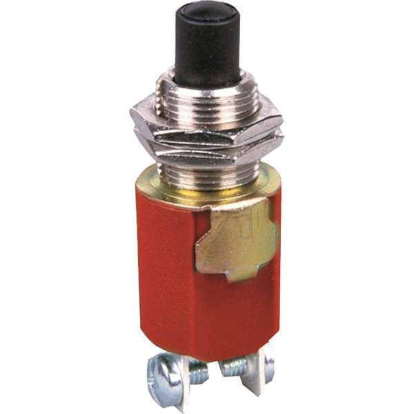 CHAVE PUSH BUTTON REDONDO N.F VERMELHA MARGIRIUS CS-390